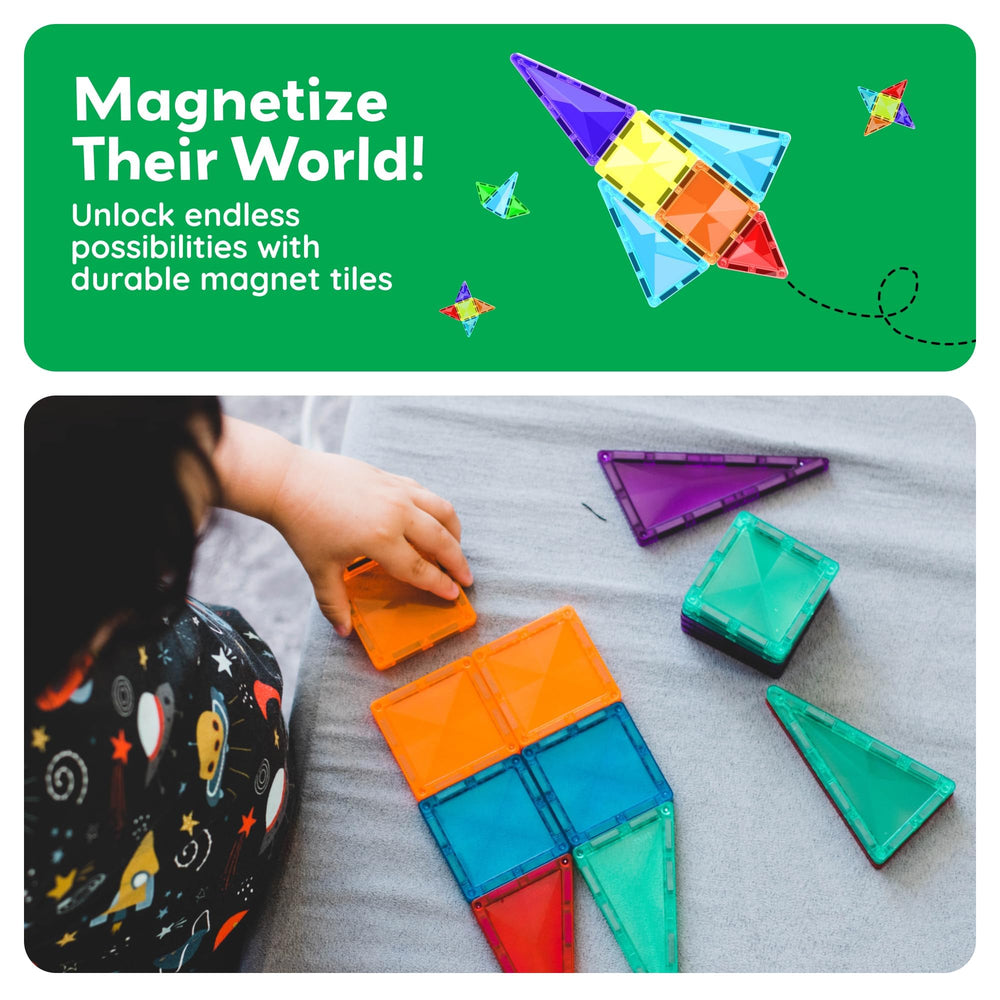 PicassoTiles portable STEM toy for kids 3 plus on the move