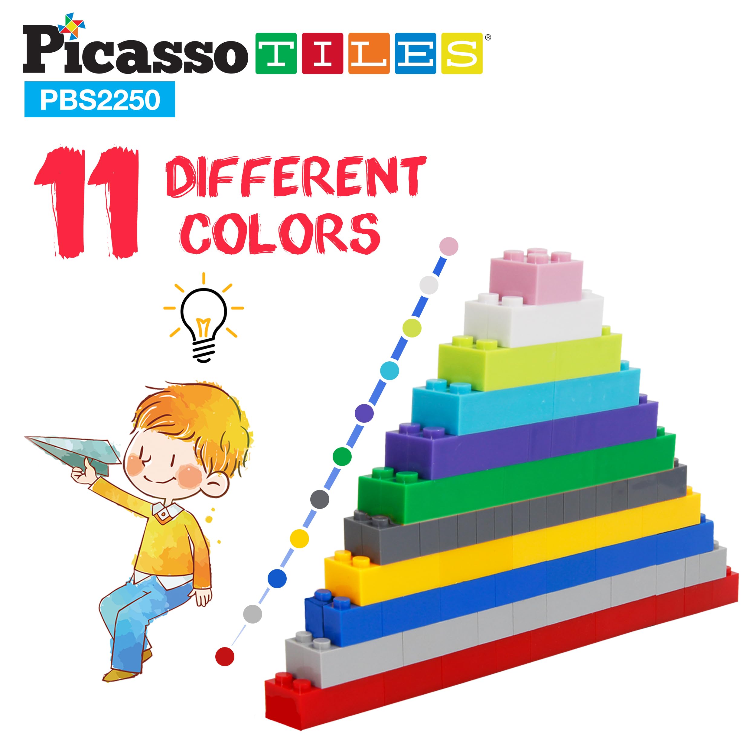 PicassoTiles premium-quality-care emphasizes durable bricks that wash clean for repeat play