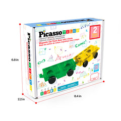 PicassoTiles PT21 parts pack enhances expanded play with extra blocks and magnets.
