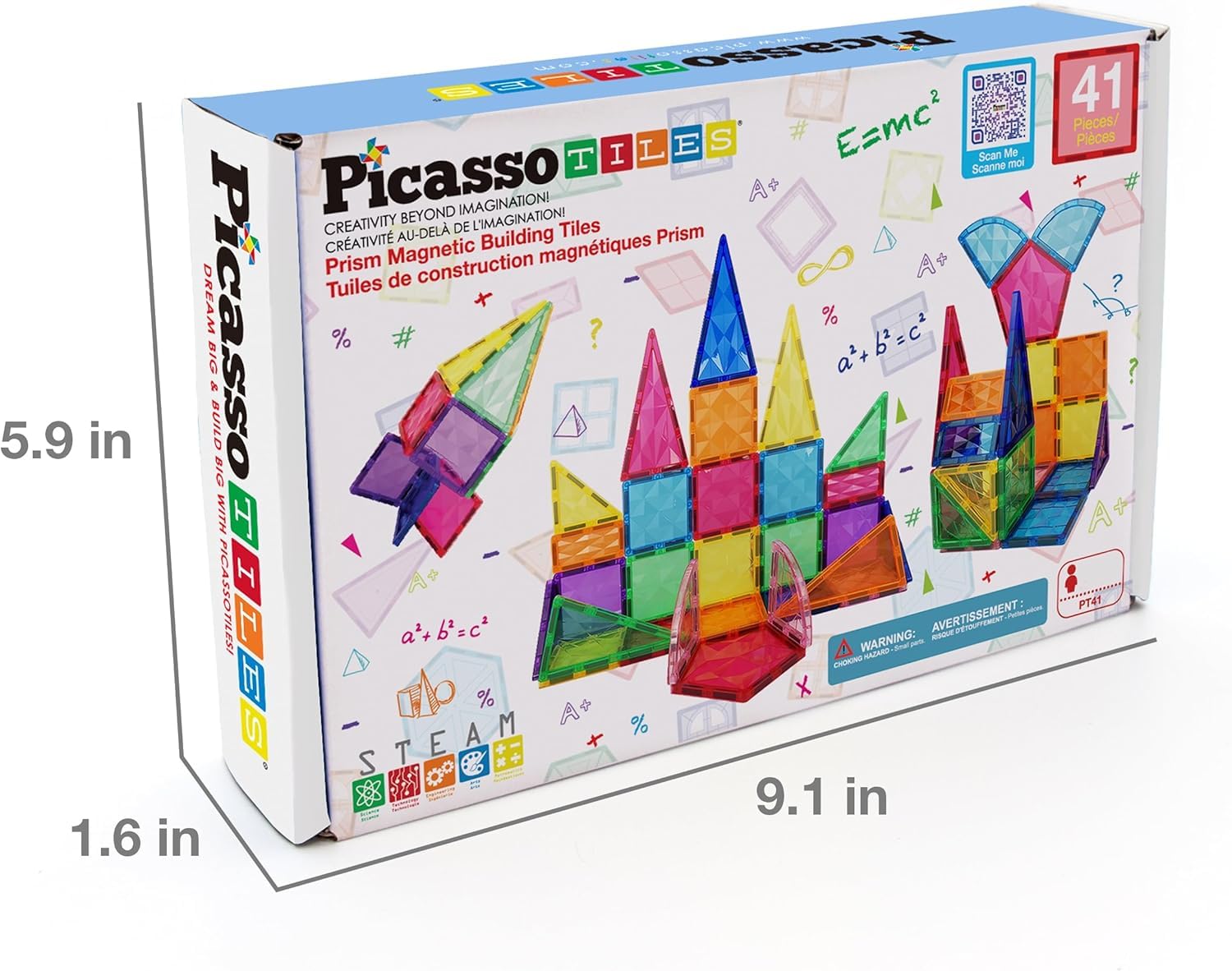 PicassoTiles PT41 STEM play promotes problem solving during creative sessions