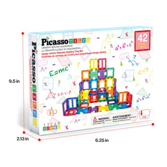 PicassoTiles PT42 for ages 3 and up with safe, tactile pieces