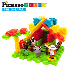 PicassoTiles PTB100 modular blocks support scalable builds for learning.