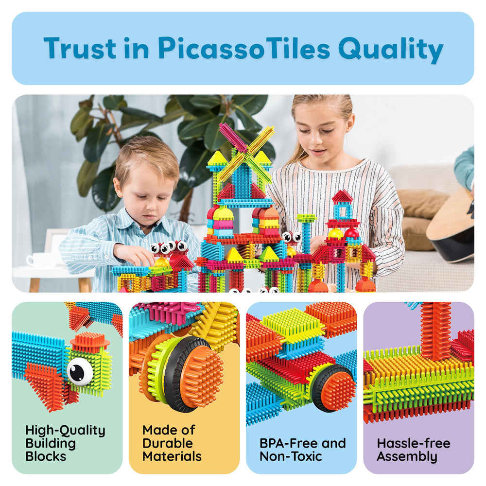 PicassoTiles PTB112 modular tiles construction sparks ideas for architecture.