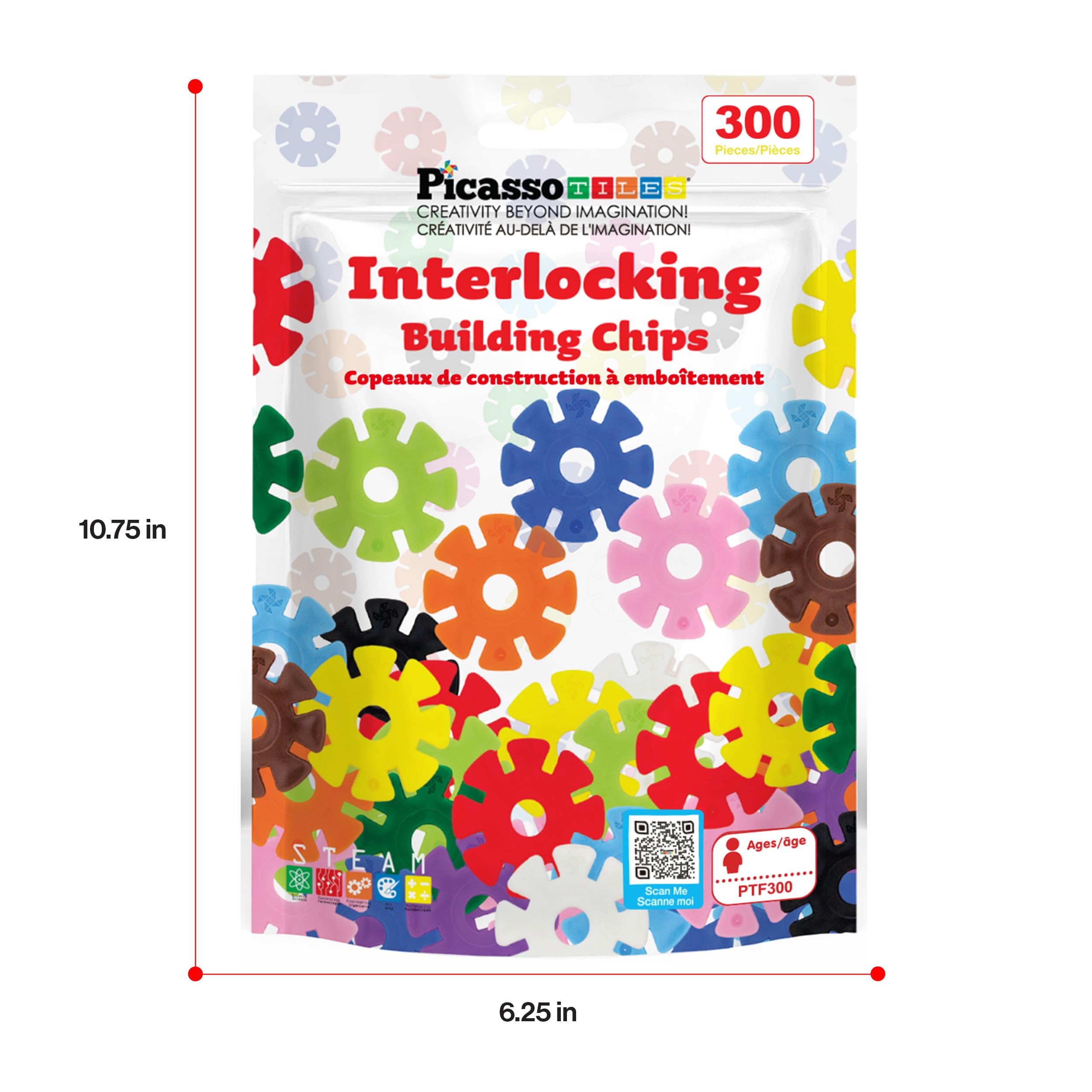 PicassoTiles educational toy supports STEM thinking from preschool to school age.