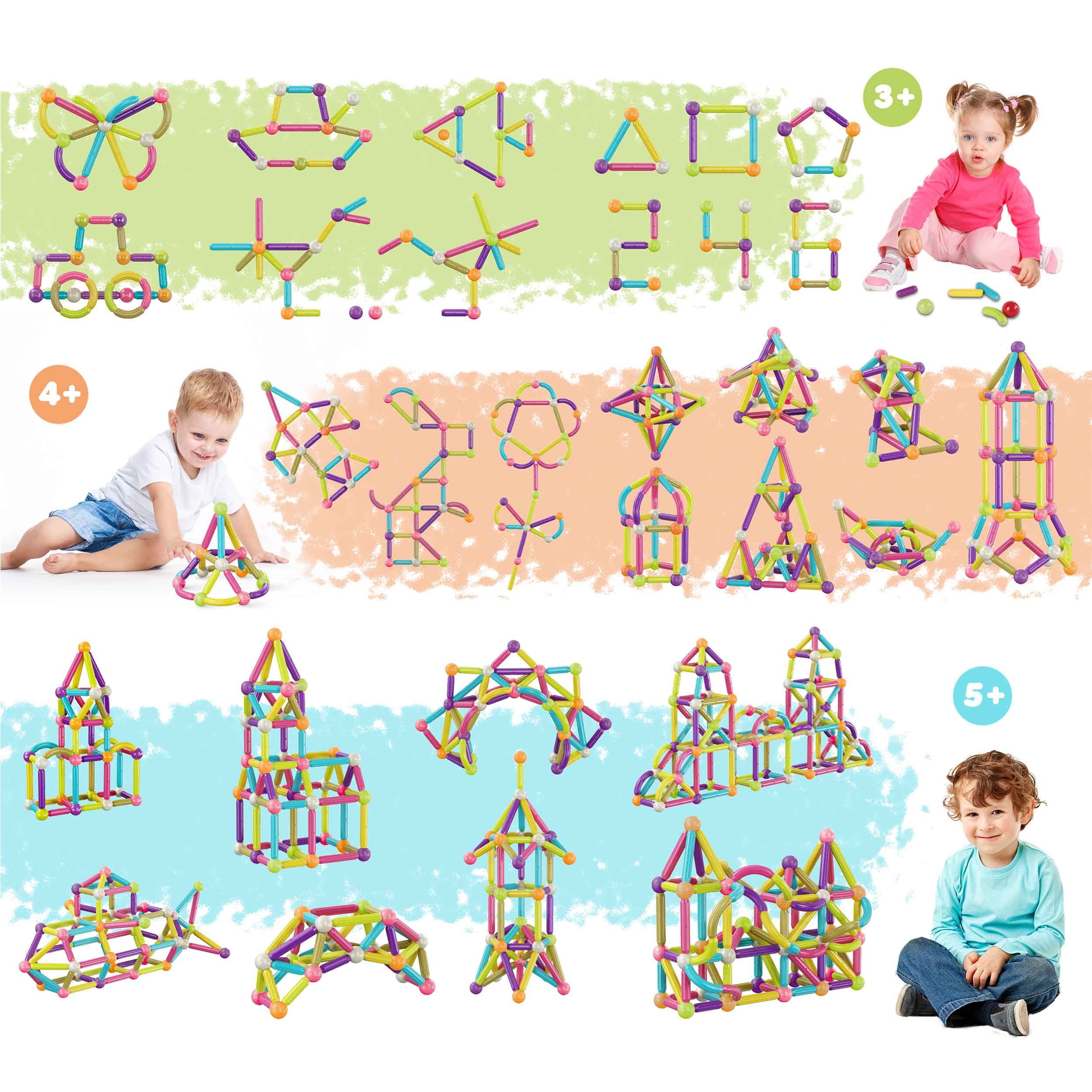PicassoTiles PTX50 safe BPA-free ABS materials ensure kid-friendly construction
