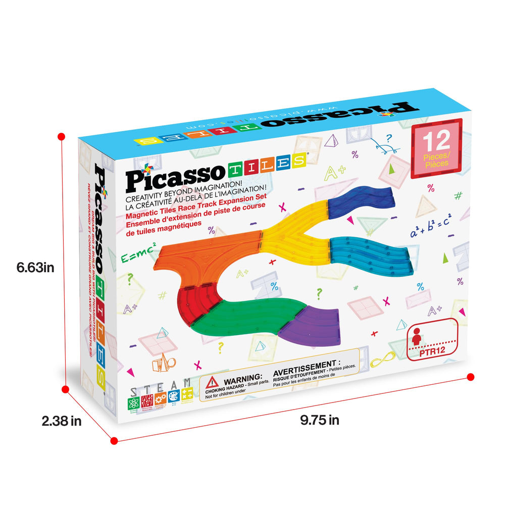 PicassoTiles race track add-on car dynamics showcasing engaging race scenarios