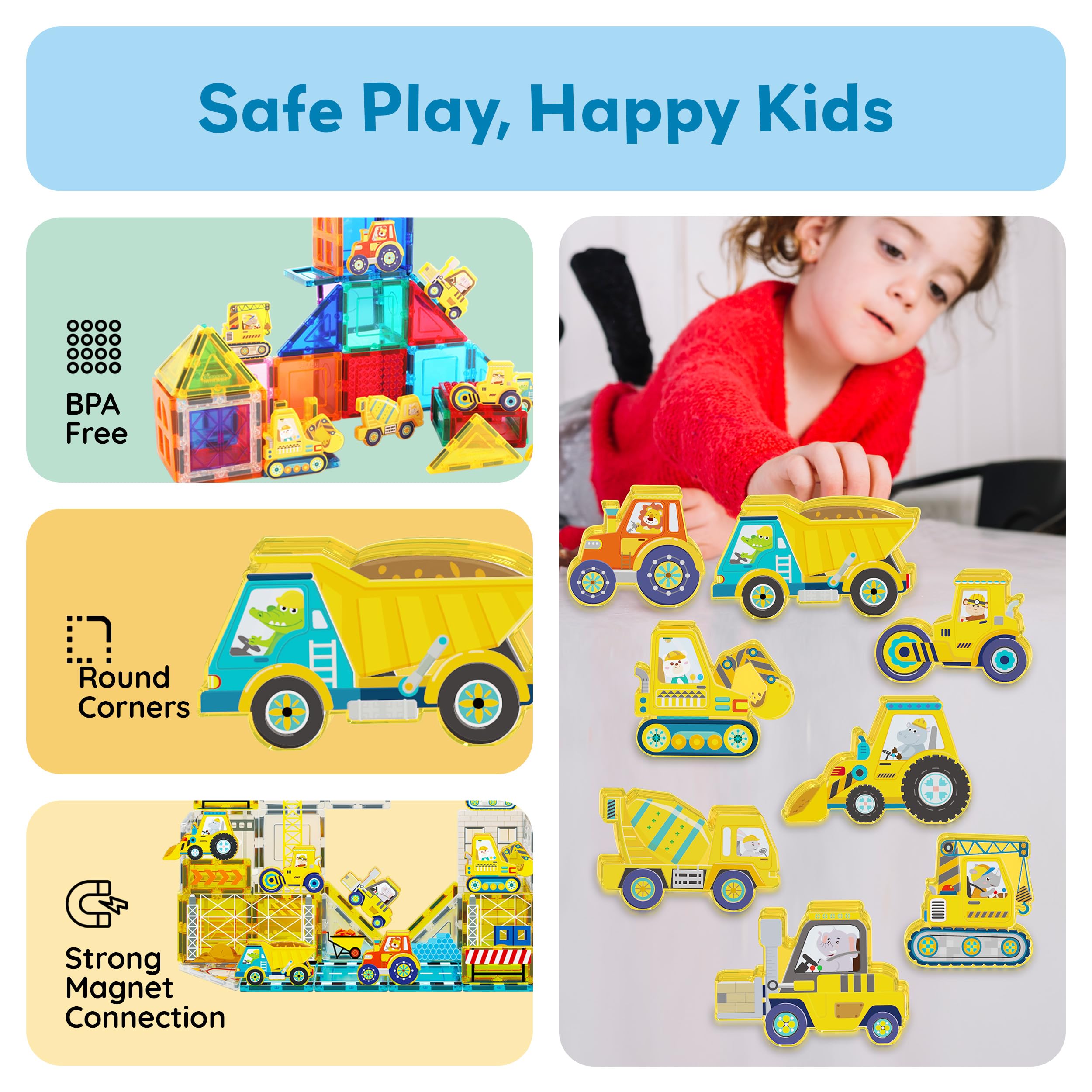 PicassoTiles road roller adding realistic construction scenarios