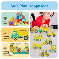 PicassoTiles road roller adding realistic construction scenarios