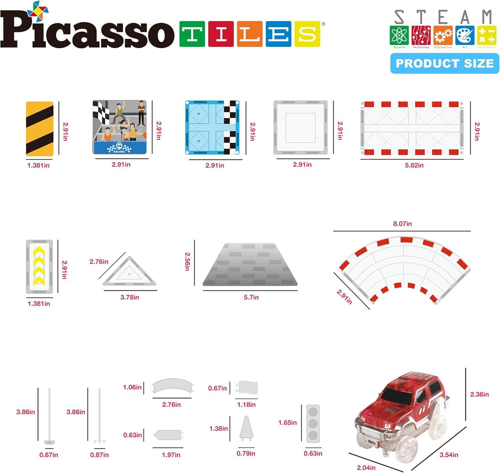 PicassoTiles BPA-free ABS material supports safe hands-on play.
