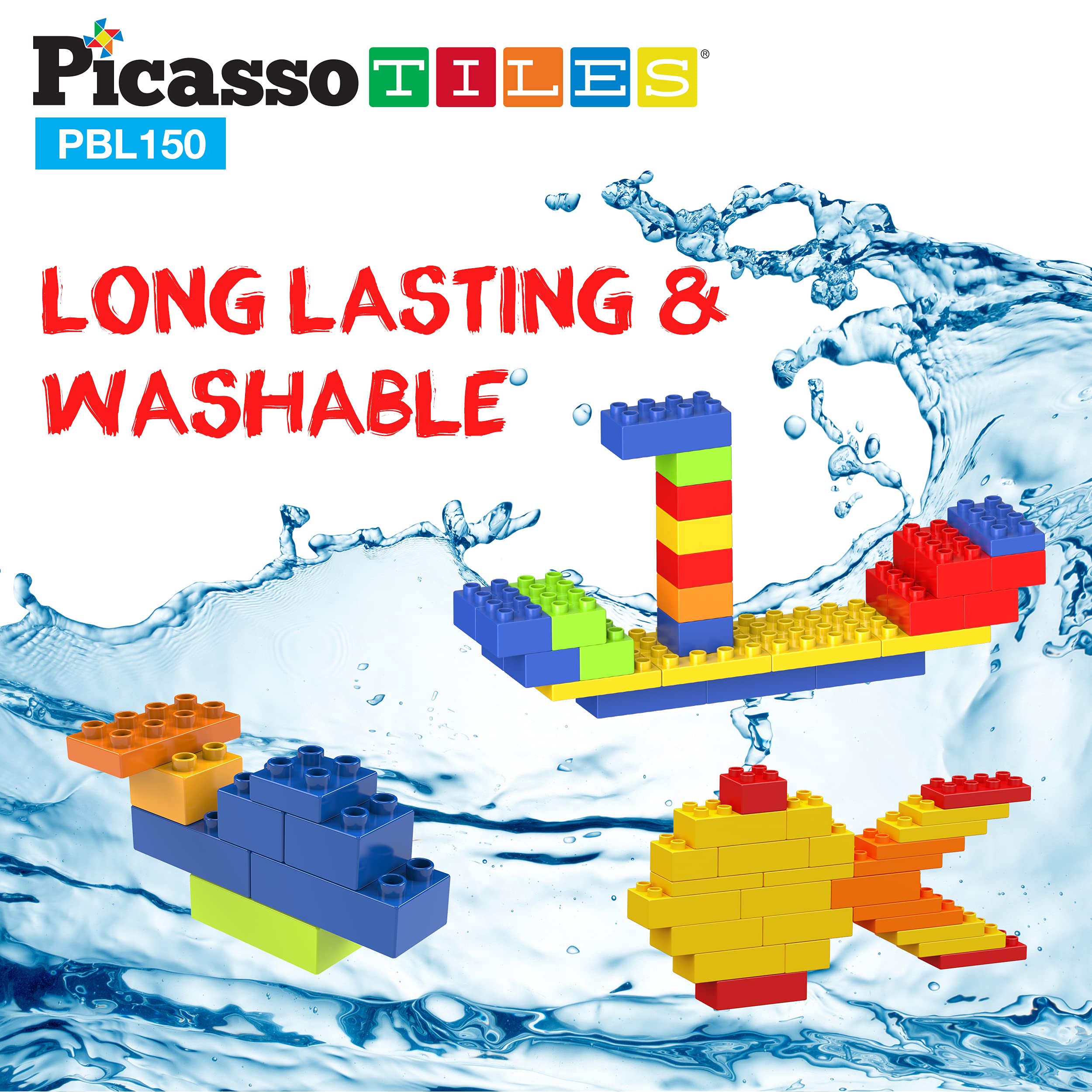 PicassoTiles safe non-toxic materials for worry-free family play.