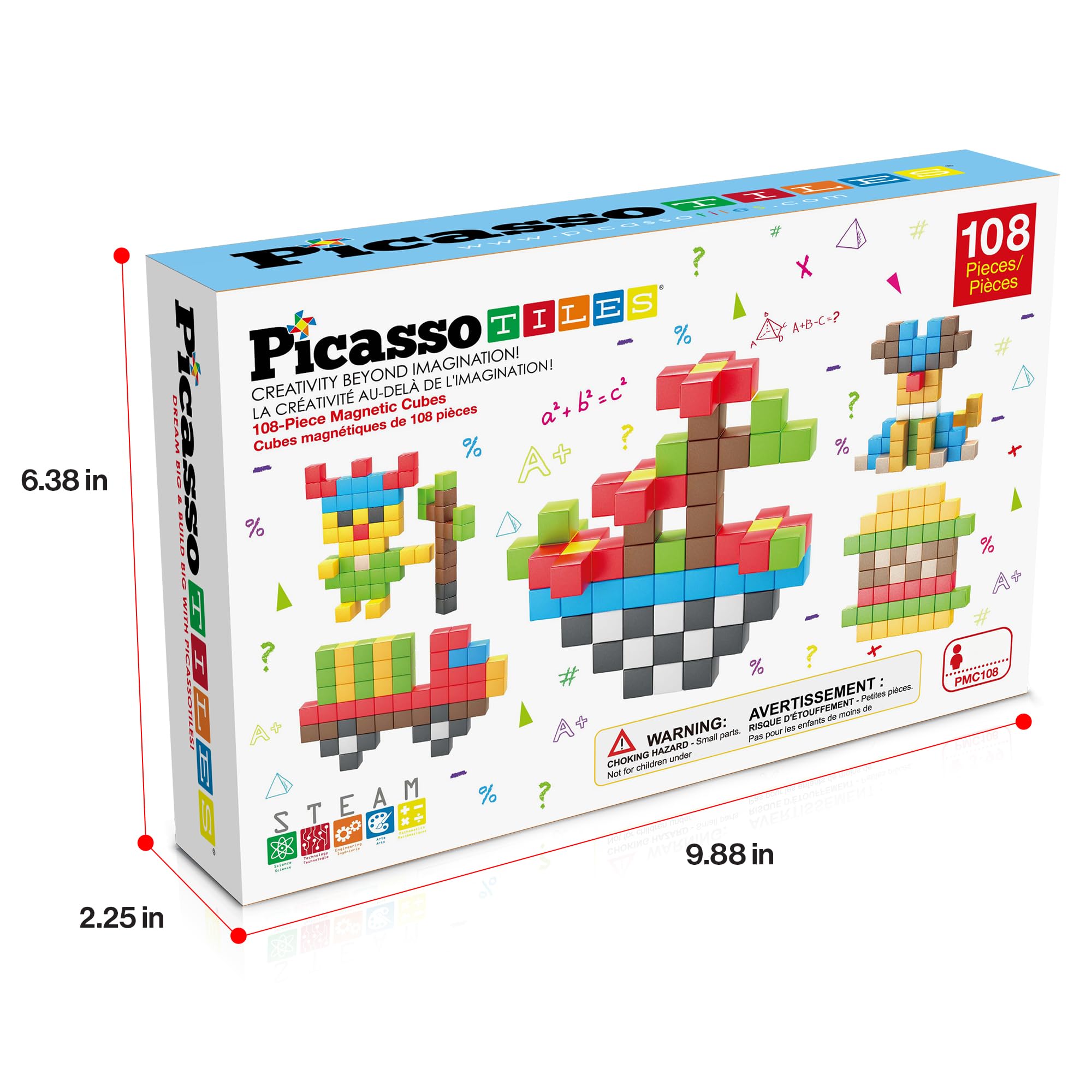 PicassoTiles screen-free creative activity supports focused, hands-on learning.