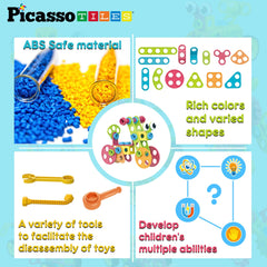 PicassoTiles BPA-free and non-toxic design supports safe, extended play.