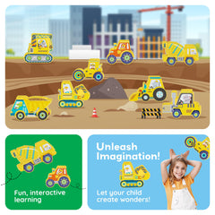 PicassoTiles self-discharging truck boosting practical engineering play