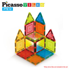 PicassoTiles stacking blocks enable multi-direction builds with magnets