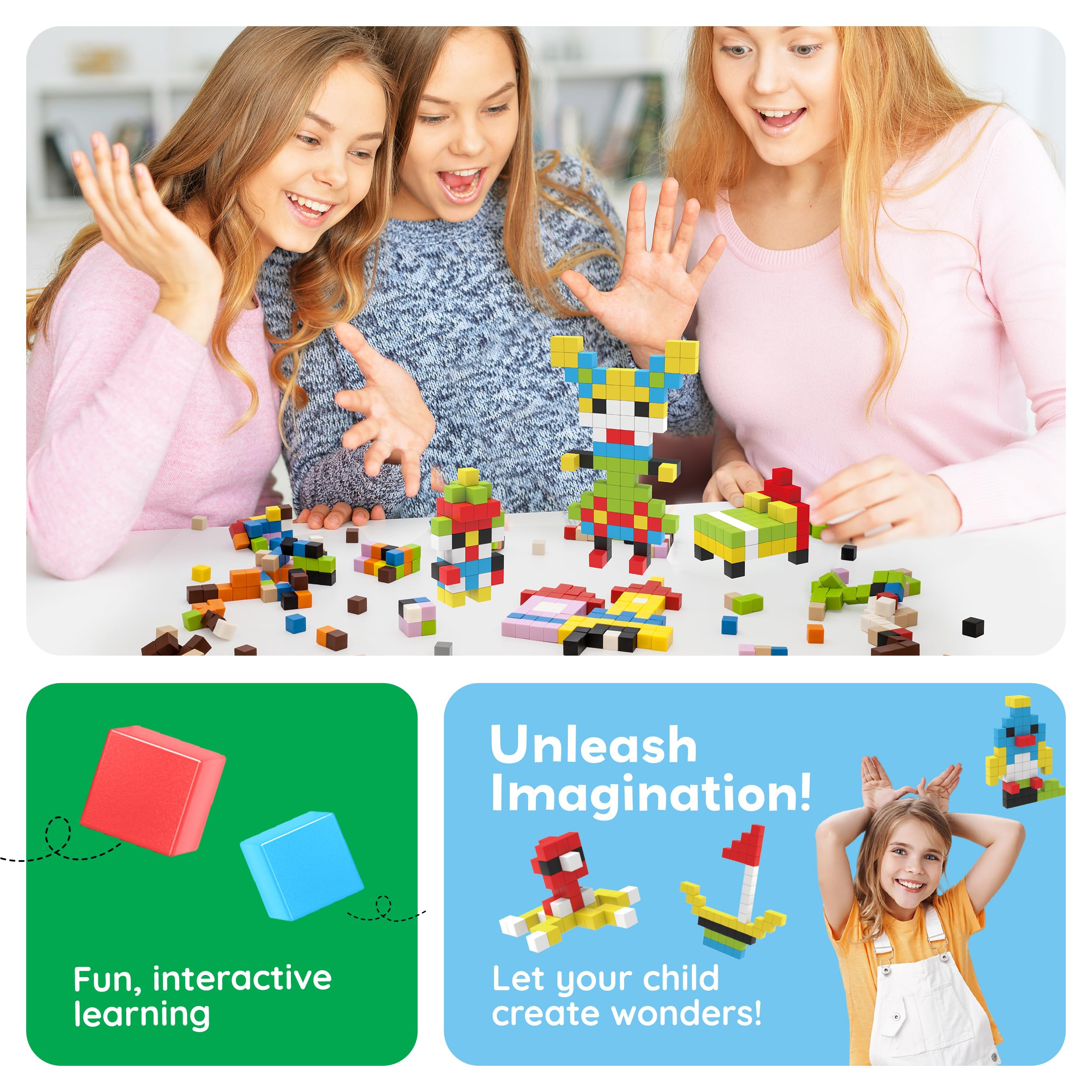 PicassoTiles STEAM education kit supports curious minds through creative construction.