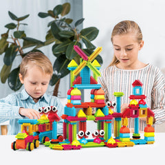 PicassoTiles steam-learning add-on encourages hands-on discovery with magnets.