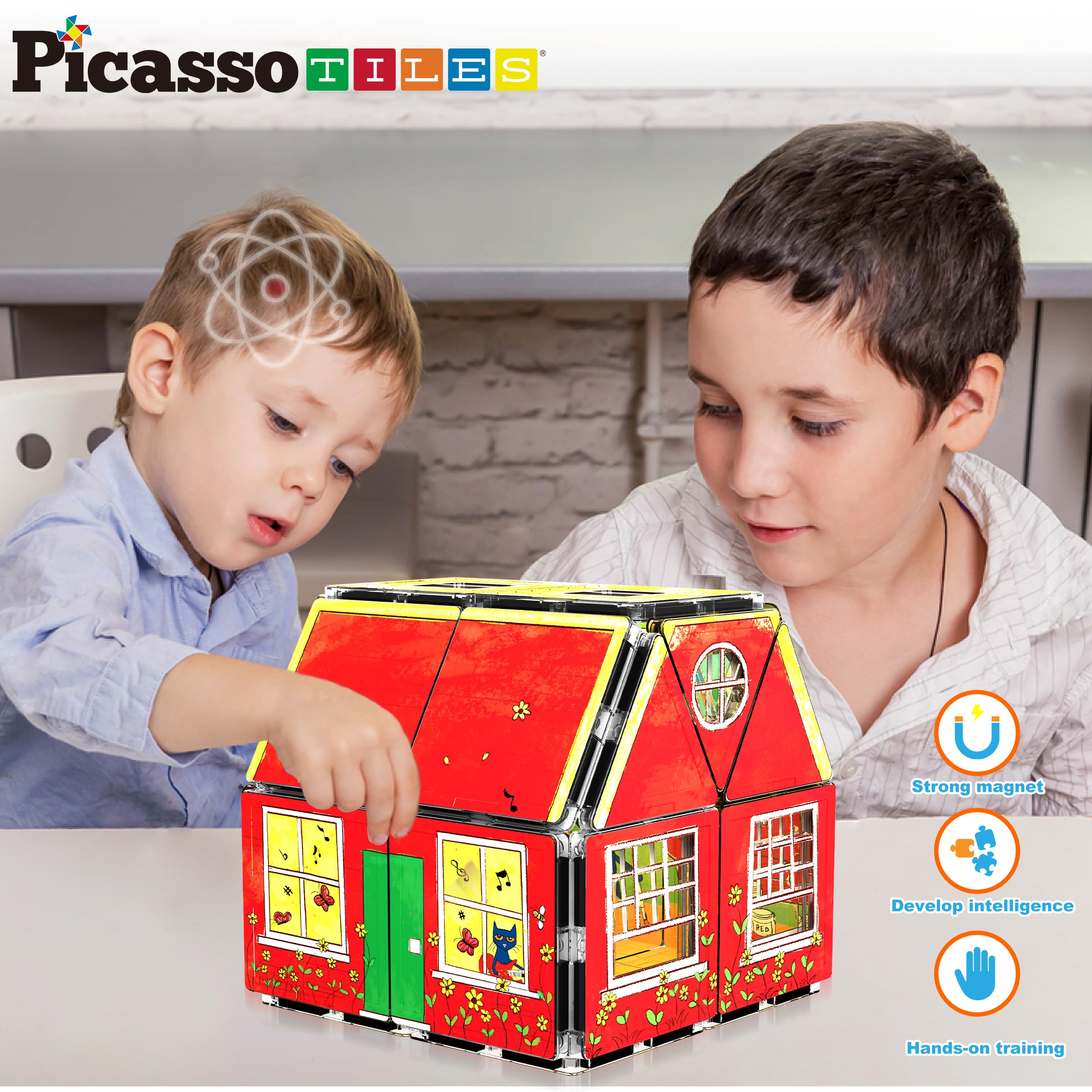 PicassoTiles colorful tiles support color recognition and perception