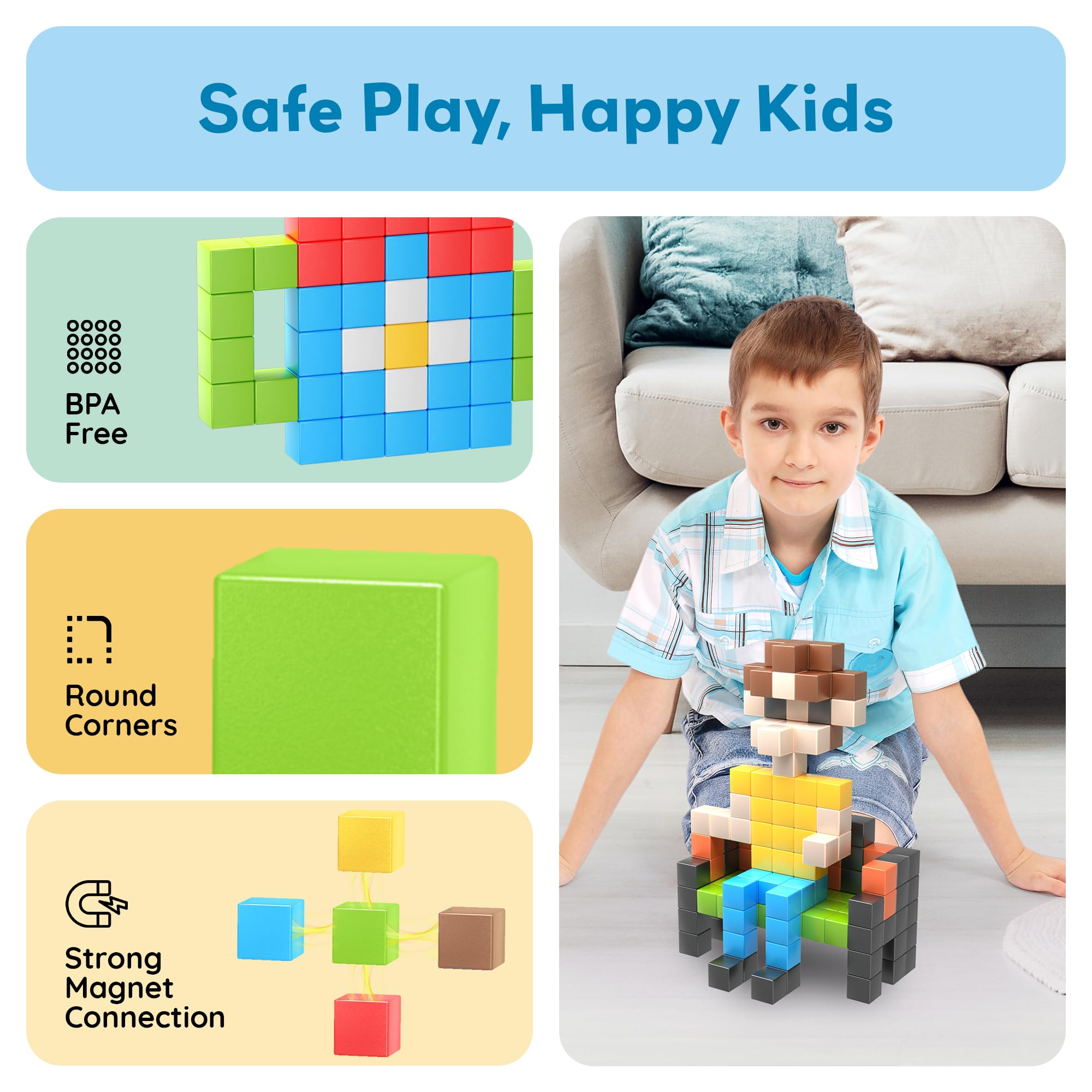 PicassoTiles geometry-focused STEM learning through colorful building blocks.