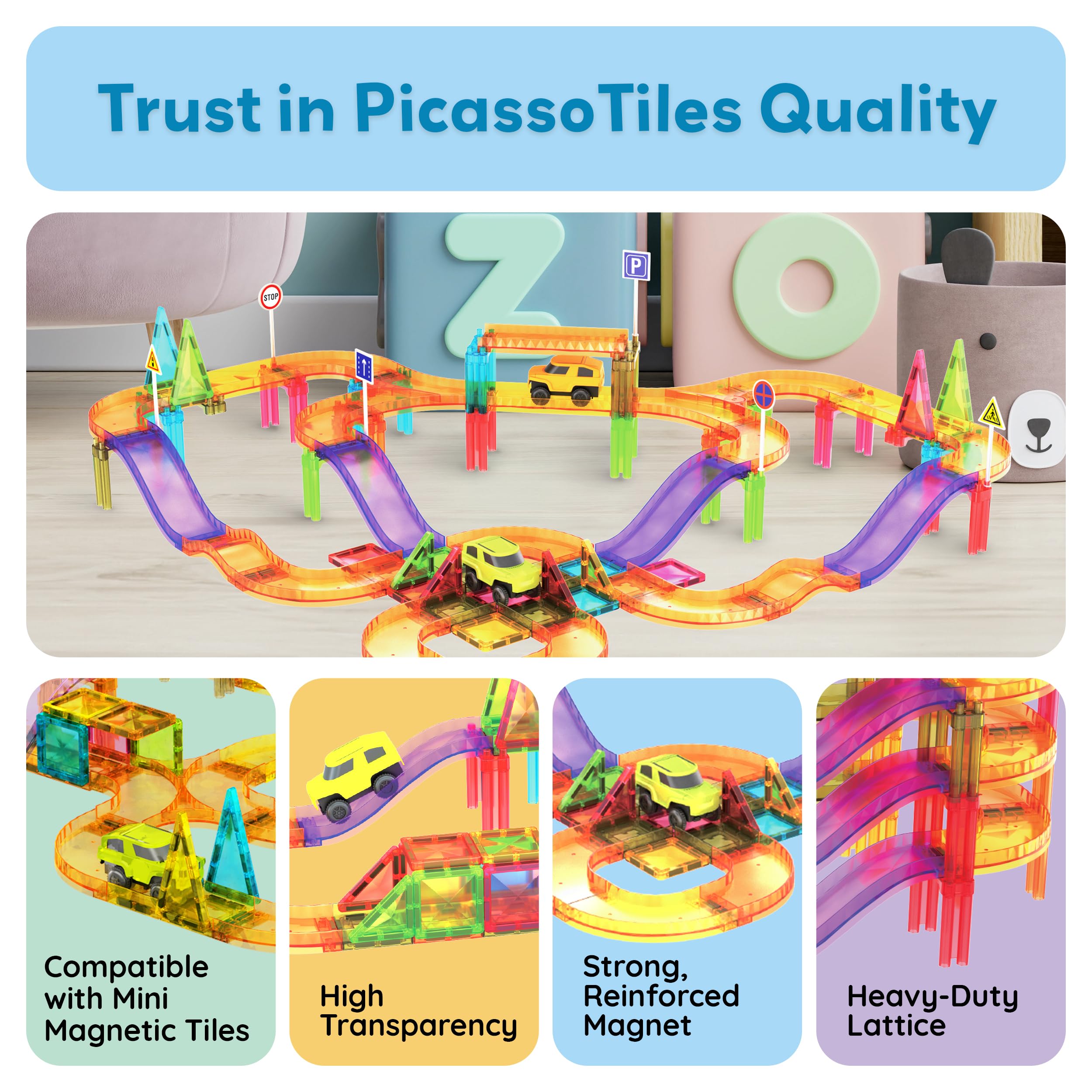PicassoTiles STEM learning through motion makes building feel physics-inspired and engaging.