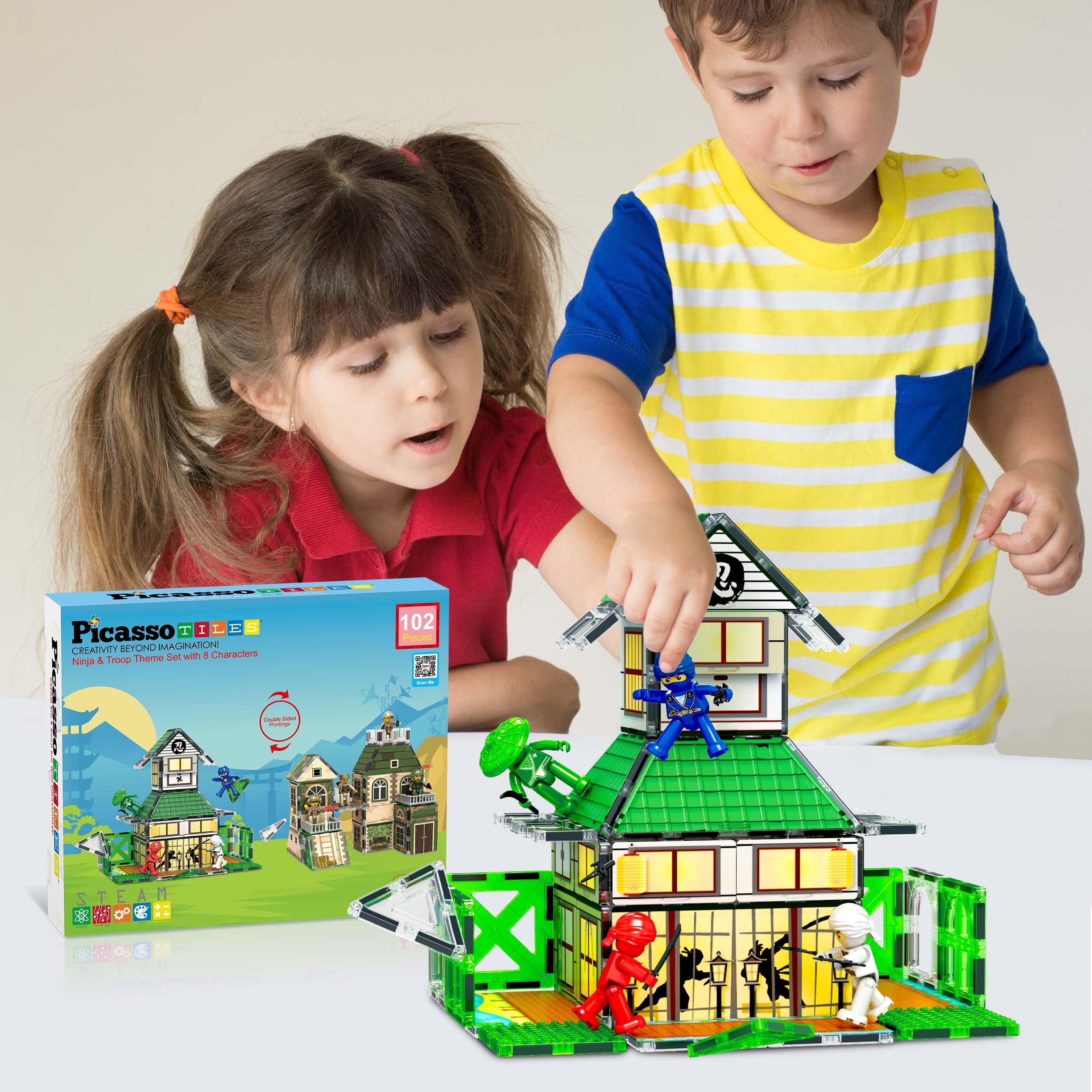PicassoTiles stem-learning tiles promote spatial reasoning and sequencing