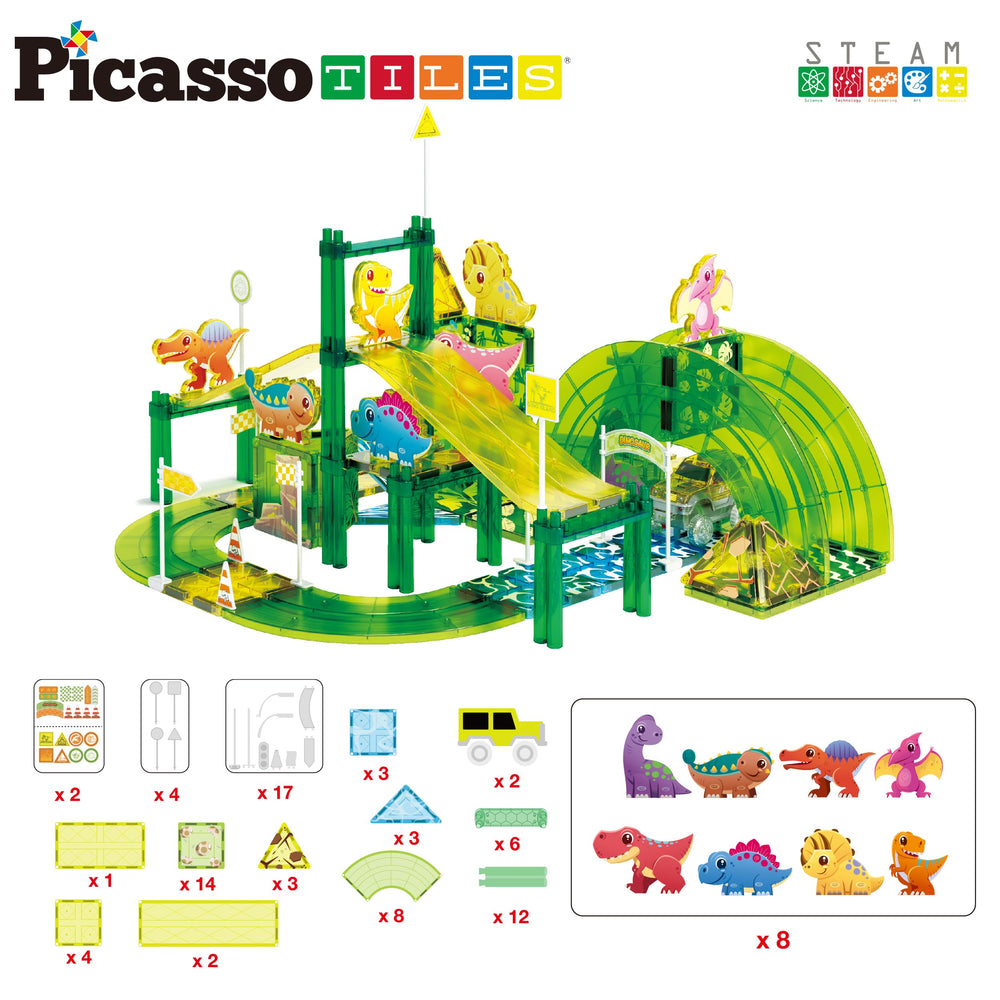 PicassoTiles street sign accessories enhance city scene building and storytelling.