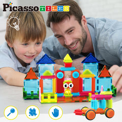 PicassoTiles toddler learning scene promoting fine motor skills and imagination
