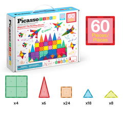 PicassoTiles toddler-friendly set supporting early learning through collaborative construction play.