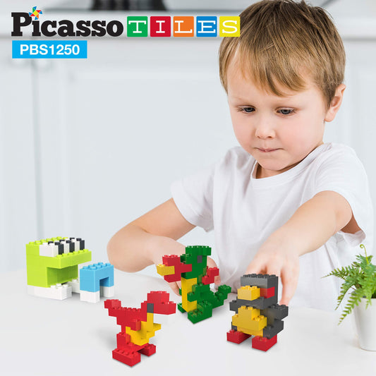 PicassoTiles universal compatibility for mixed-brand play and expanded projects.