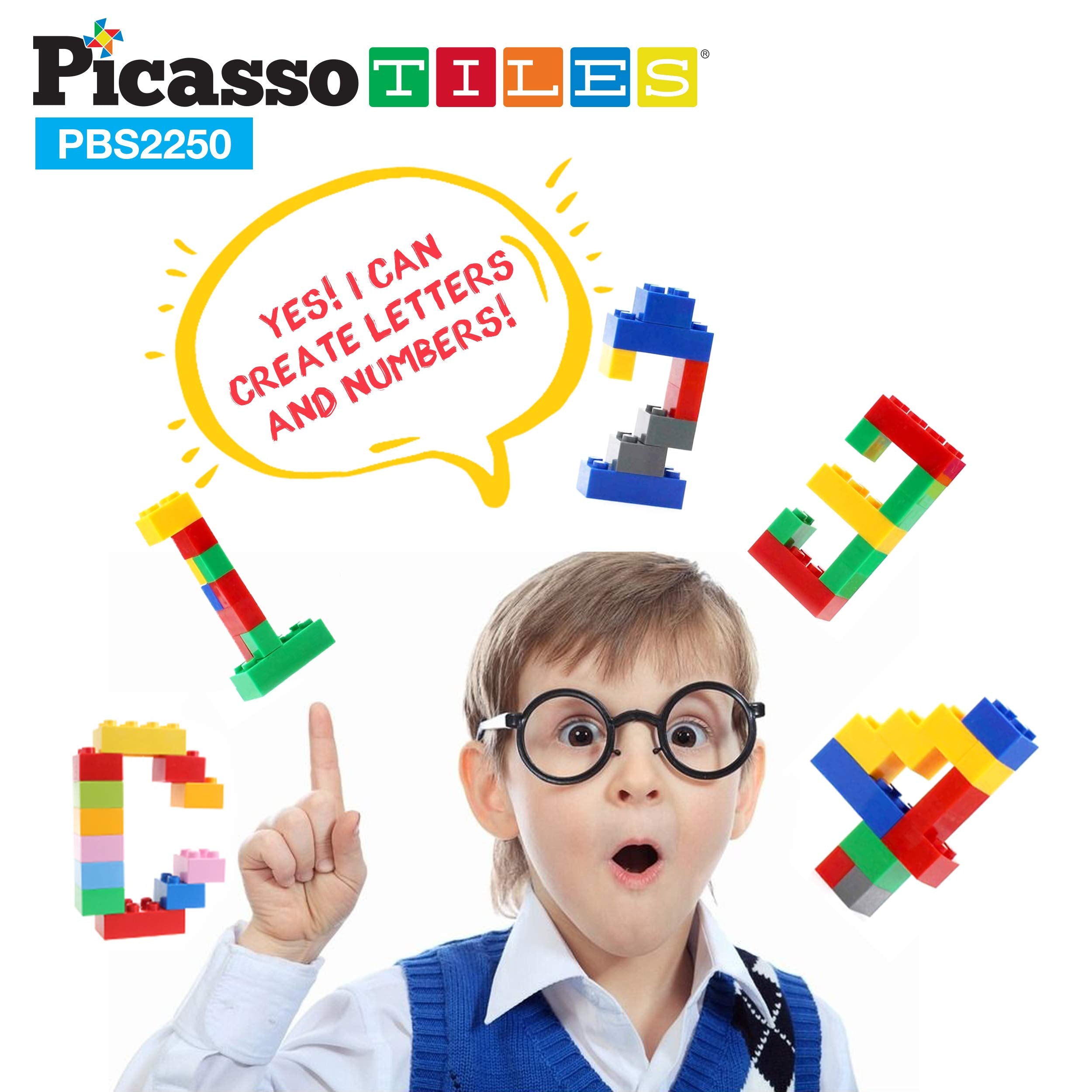 PicassoTiles washable-durable-bricks emphasize long-lasting playtime and easy cleaning