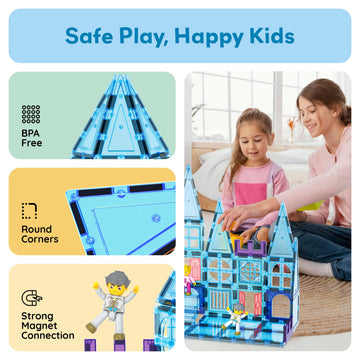 PicassoTiles window clips attach smoothly to tiles for expandable designs.