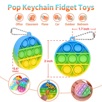 PICcircuit pop fidget keychain held in hand for on-the-go play.