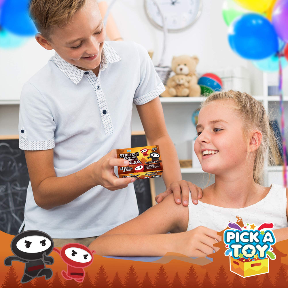 PICK A TOY Durable ninja party favors withstand lively play and outdoor fun.