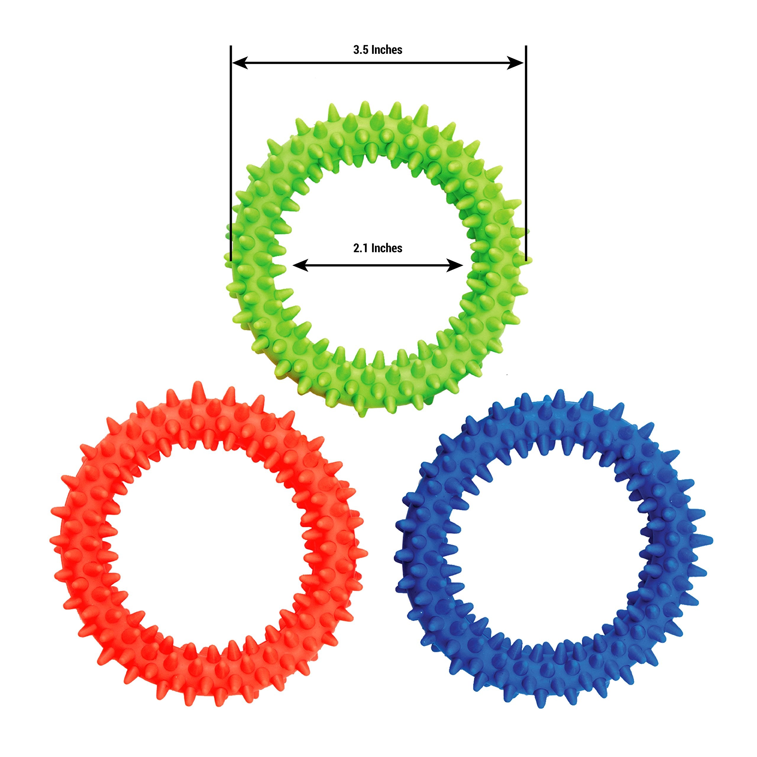 PICK A TOY Hedgehog Rings three-pack displayed for visual search in store.