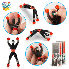 PICK A TOY ninjas 3.5 by 1 inch in assorted colors