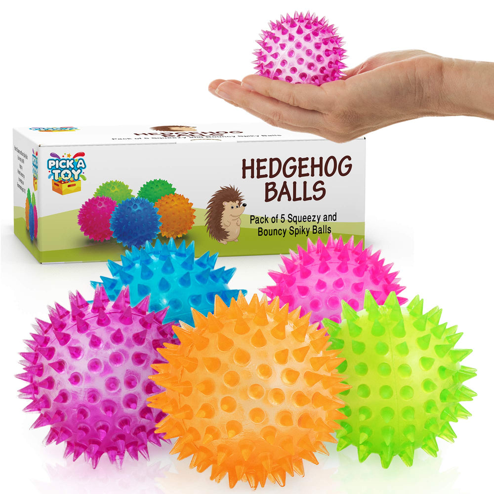PICK A TOY squishy stress-relief ball closeup for calm focus