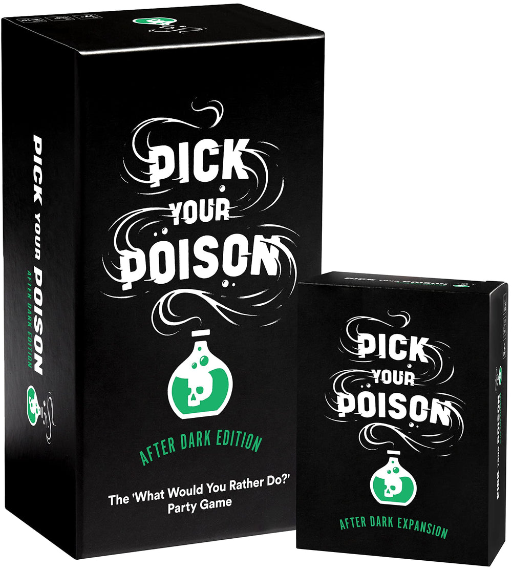 Pick Your Poison After Dark box with expansion pack for party play