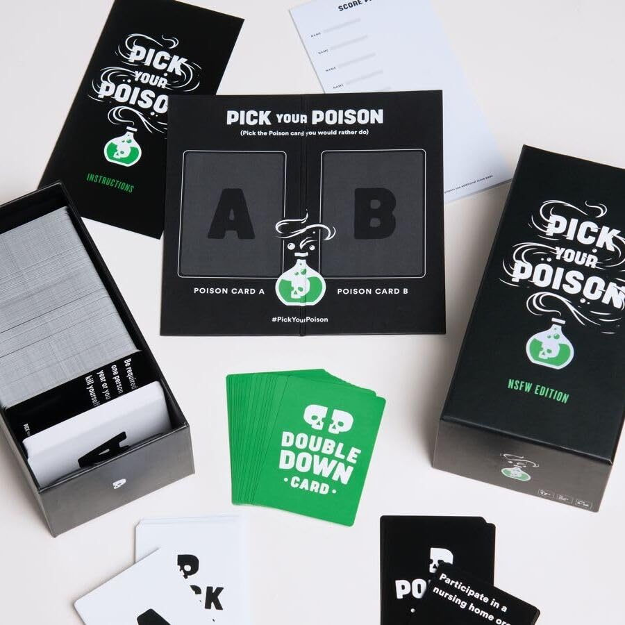 Pick Your Poison After Dark gift-ready packaging makes a fun gift option.