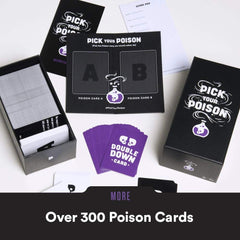 Reveal moment with Pick Your Poison during the turn-based card showdown