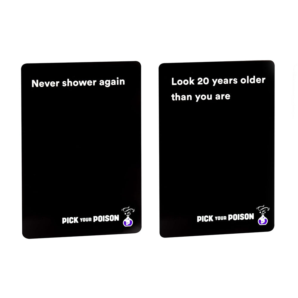 Pick Your Poison unboxed packaging, an appealing stocking stuffer idea.