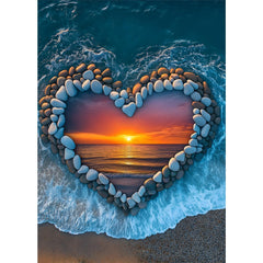 PICKFORU Beach Puzzles 1000-piece box image showing sturdy packaging for easy setup