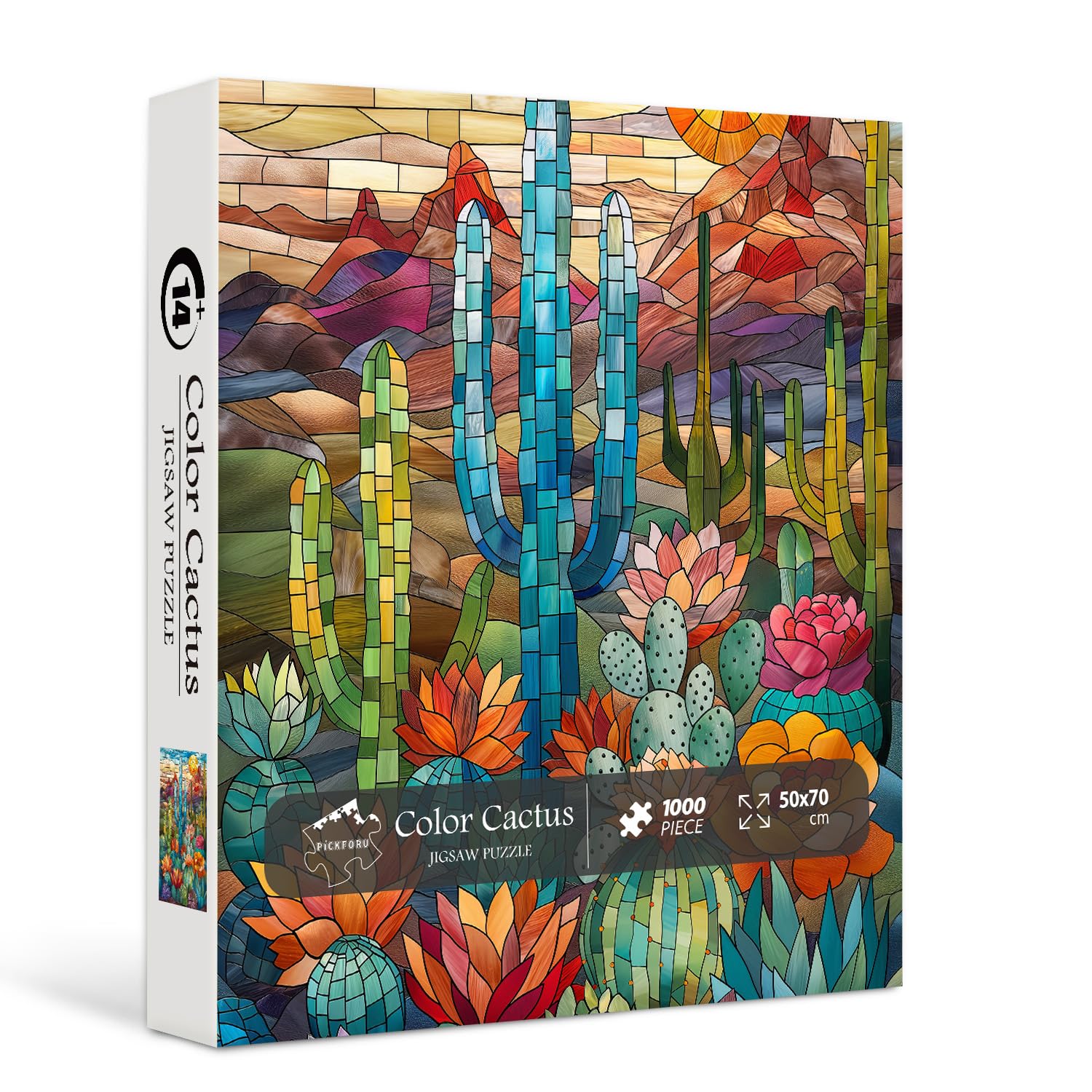 PICKFORU cactus puzzle promotes family time and collaborative activity