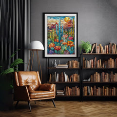 PICKFORU poster included to guide cactus puzzle layout