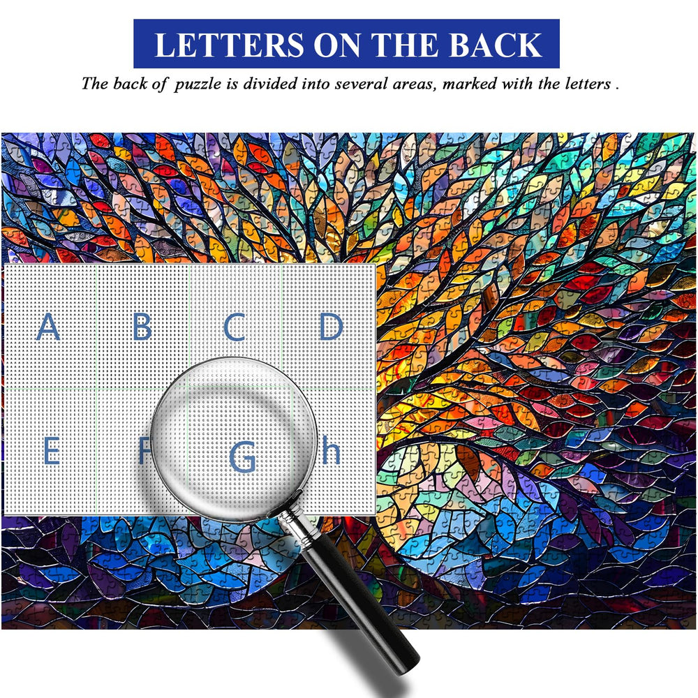 PICKFORU finished puzzle can be displayed or used as colorful decor