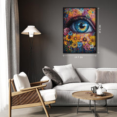 Pickforu Floral puzzle framed display option to decorate a room with artful flair.