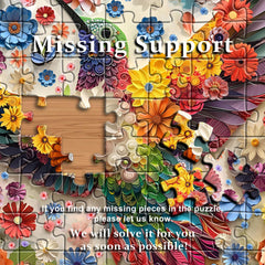 PICKFORU hummingbird puzzle garden colors enhance living space