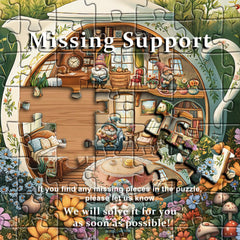 PICKFORU Back-printed Edges aid sorting during puzzle building.