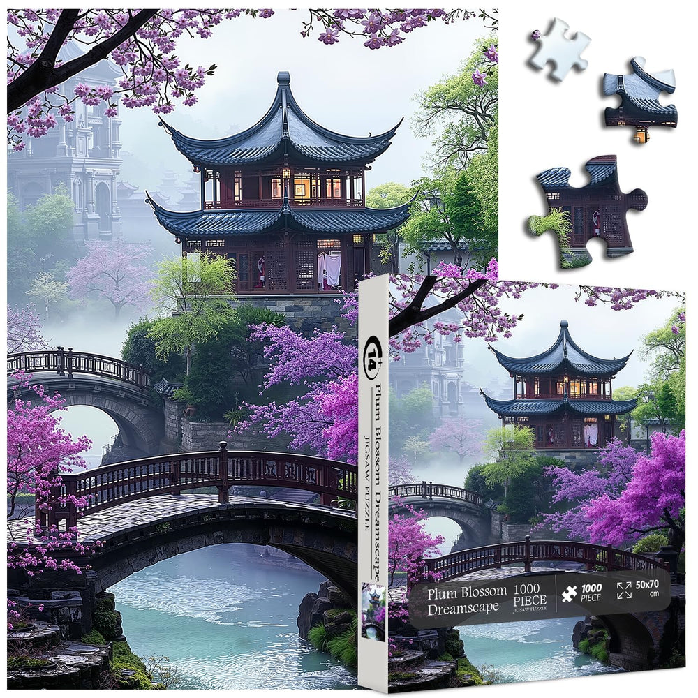 PICKFORU Plum Blossom Dreamscape family-night-friendly activity piece.