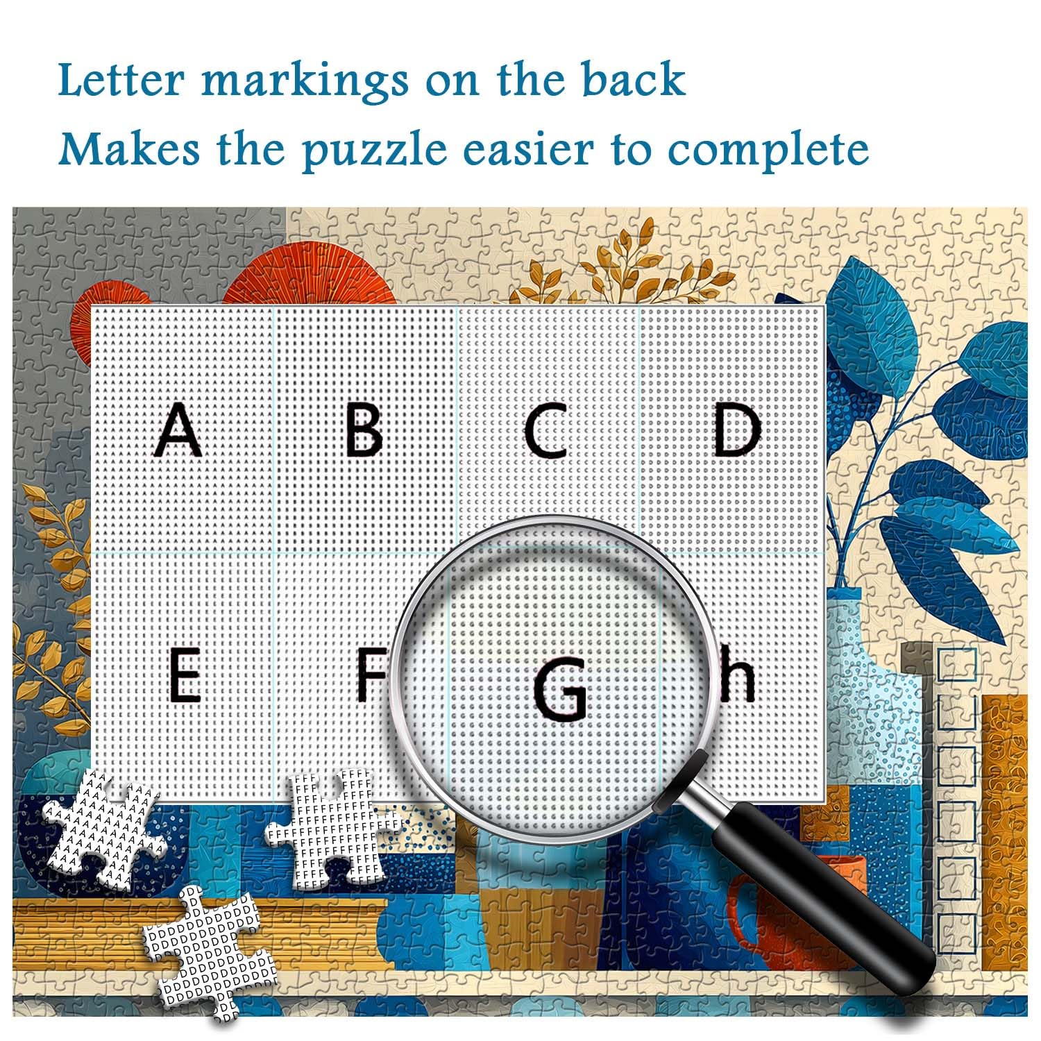 PICKFORU precise-fit puzzle pieces close-up aids seamless assembly.