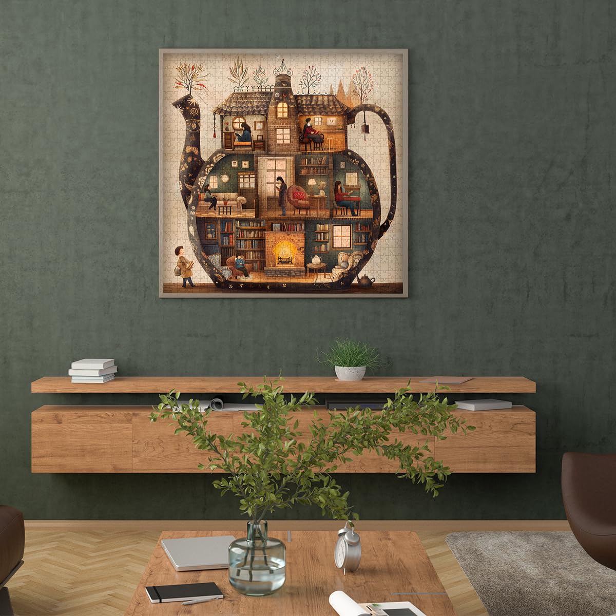 PICKFORU Teapot Library Puzzle missing piece assistance available.