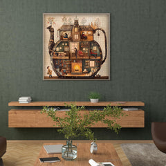 PICKFORU Teapot Library Puzzle missing piece assistance available.